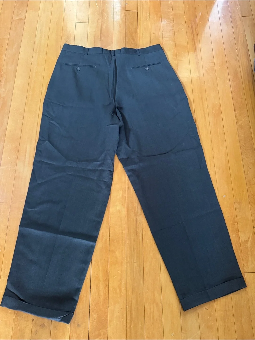Slates Men's taupe Pleated Dress Pants men’s 36x30